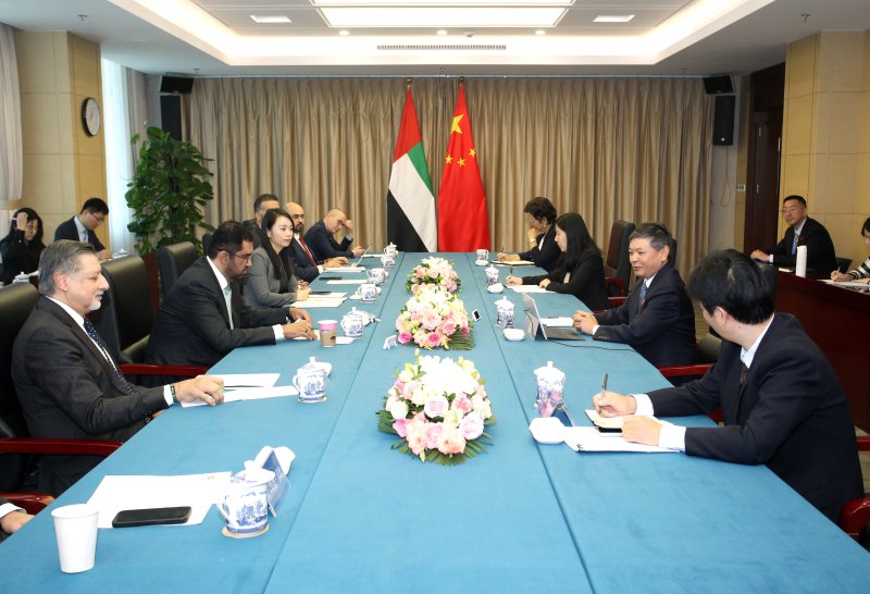 Read more about the article Minister of Ecology and Environment Huang Runqiu meets with the President-elect of the 28th Conference of the Parties to the United Nations Framework Convention on Climate Change