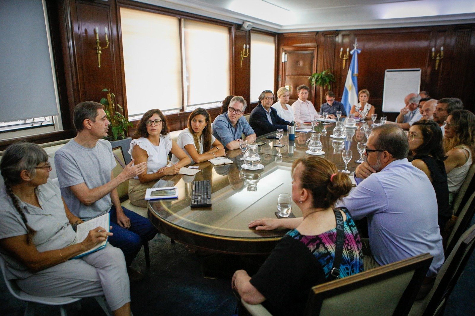 Read more about the article Lamas spoke with environmental leaders about the legislative initiative of the national government