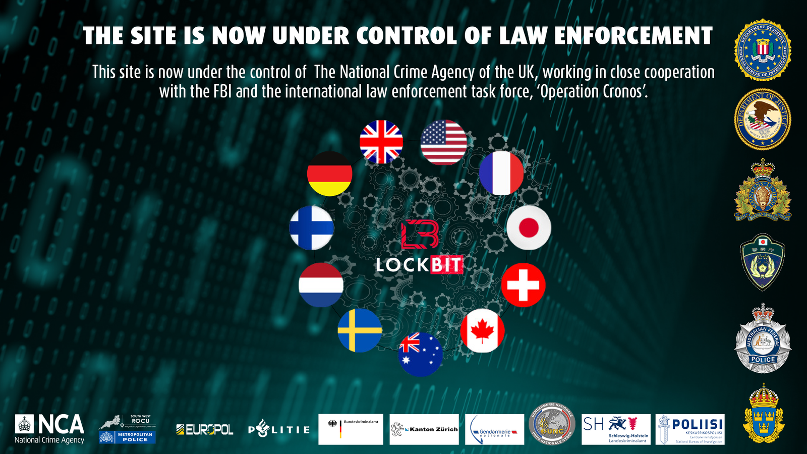 Read more about the article International investigation disrupts the world’s most harmful cyber crime group, LockBit