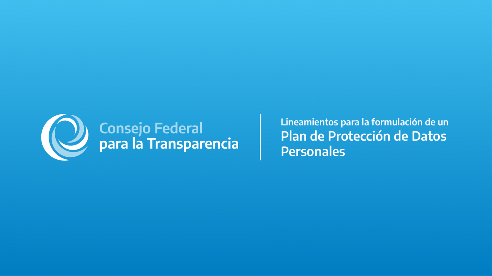 Read more about the article Guidelines for the formulation of Personal Data Protection Plans of the Federal Council for Transparency