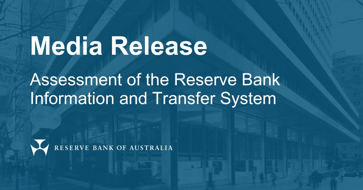 Read more about the article Assessment of the Reserve Bank Information and Transfer System