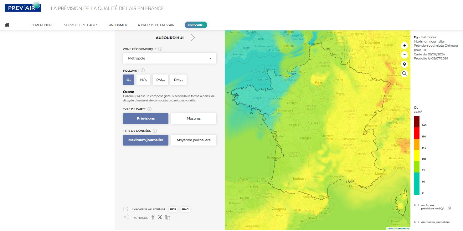Read more about the article Prev’air, the national air quality forecasting platform, is being modernized to offer more features